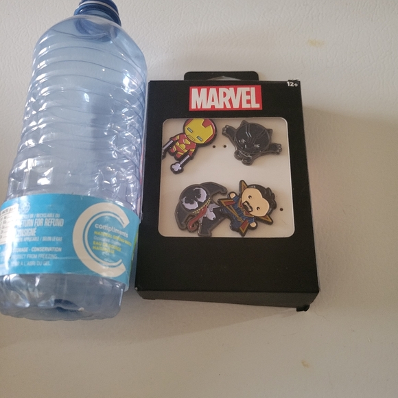 Marvel Comics Kawaii Enamel Pin Set New Venom Iron Man Dr Strange Panther - Picture 2 of 6